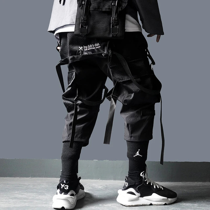 Harajuku Techwear Cargo Pants Dark Tiger