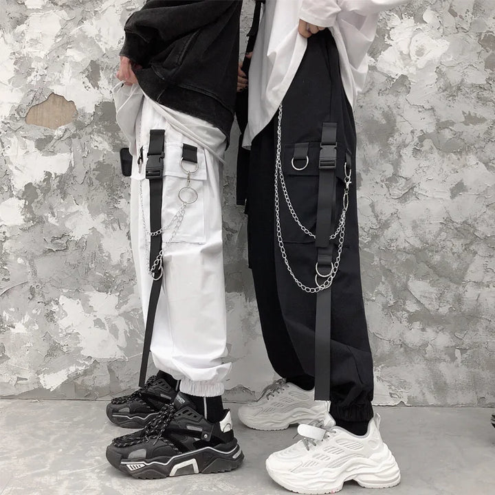 Harajuku Casual Cargo Joggers Dark Tiger