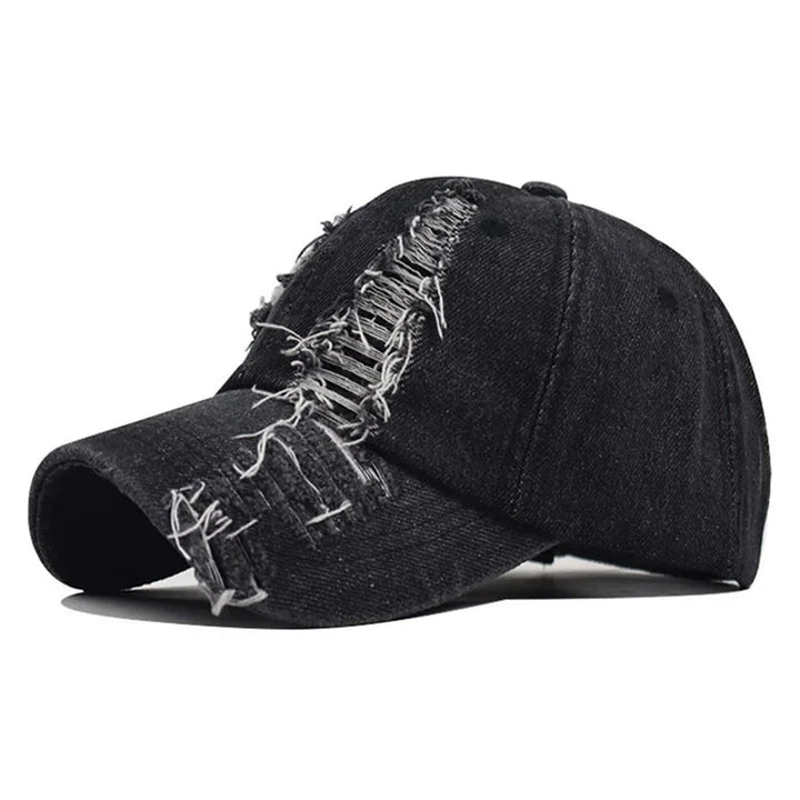 Dark Harajuku Worn Out Baseball Cap Dark Tiger