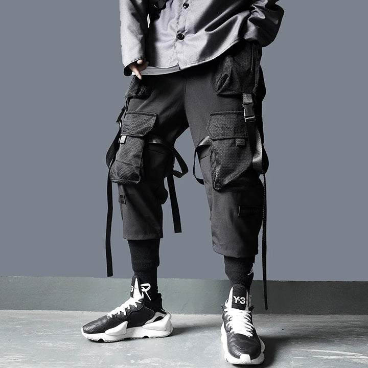 Harajuku Techwear Cargo Pants Dark Tiger