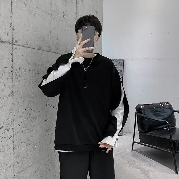 Casual Loose Two-Piece Longsleeve Dark Tiger