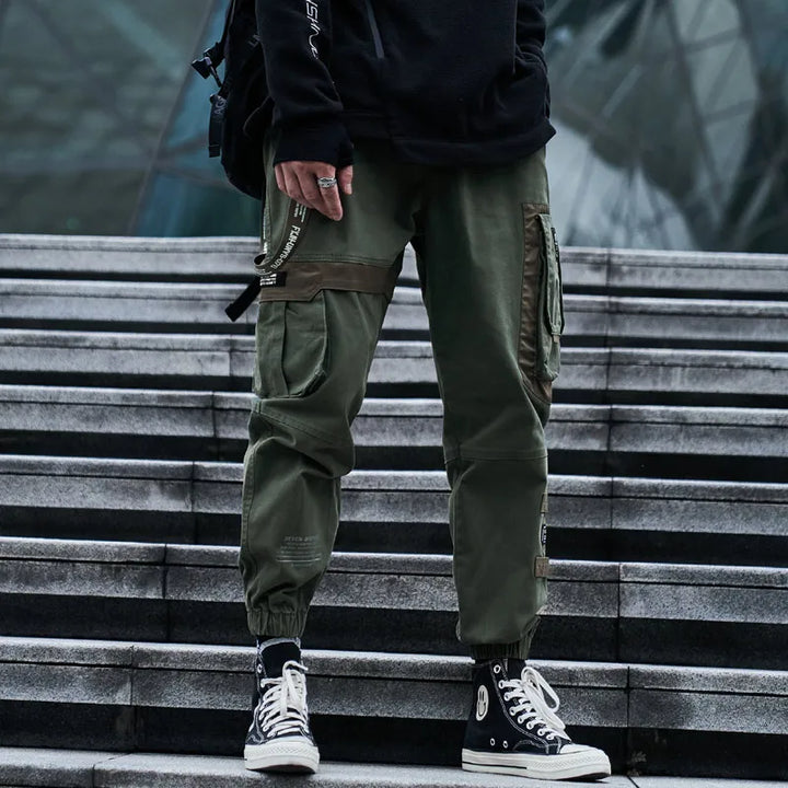 Techwear Urban Cargo Pants Dark Tiger