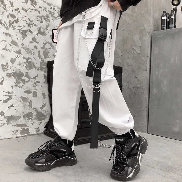 Harajuku Casual Cargo Joggers Dark Tiger