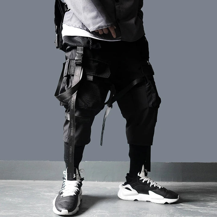 Harajuku Techwear Cargo Pants Dark Tiger