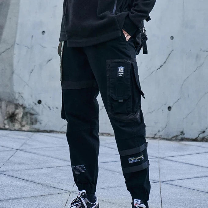 Techwear Urban Cargo Pants Dark Tiger