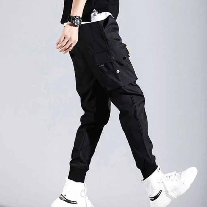 Techwear Casual Cargo Joggers Dark Tiger