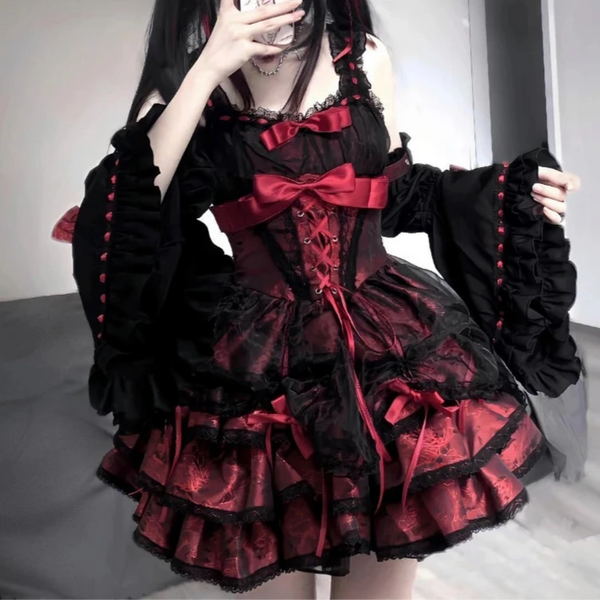 Japanese Gothic Lolita Dress Dark Tiger