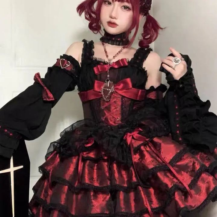 Gothic Lolita Victorian Style Dress Dark Tiger