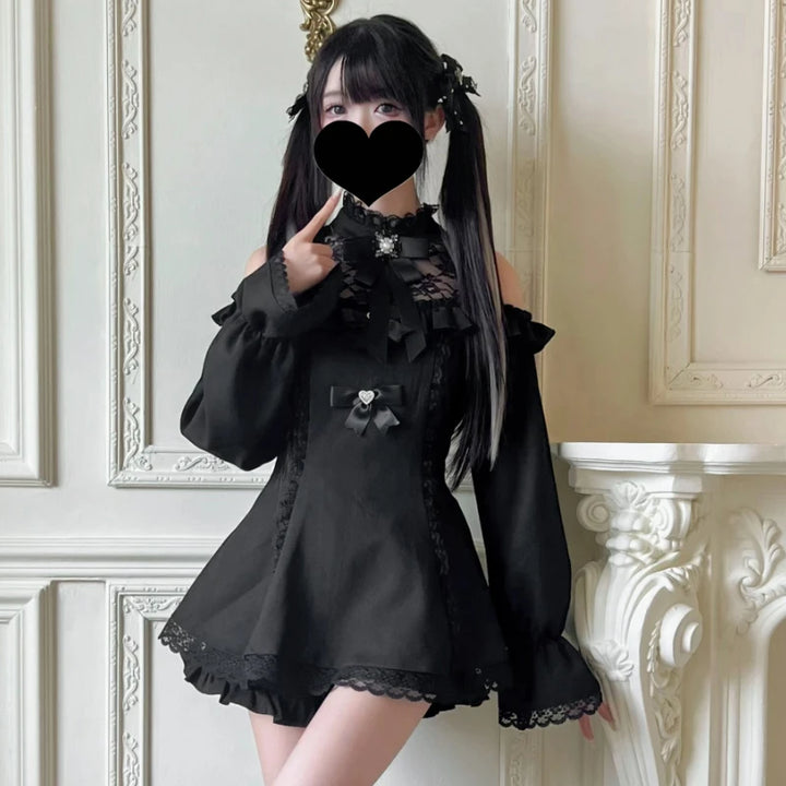 Gothic Lolita Short Dress Dark Tiger