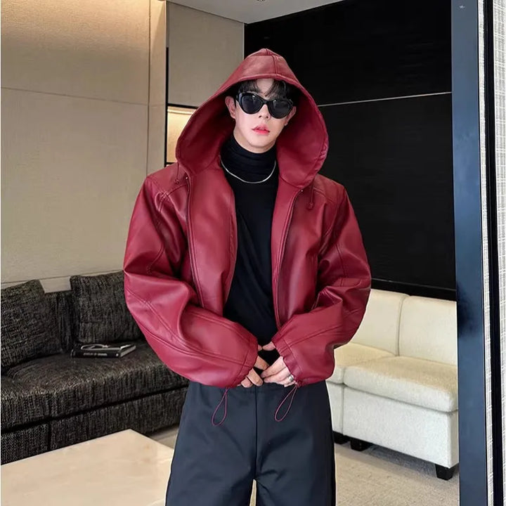 Korean Waterproof Leather Jacket Dark Tiger