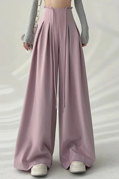 Korean Loose Wide Pants Dark Tiger