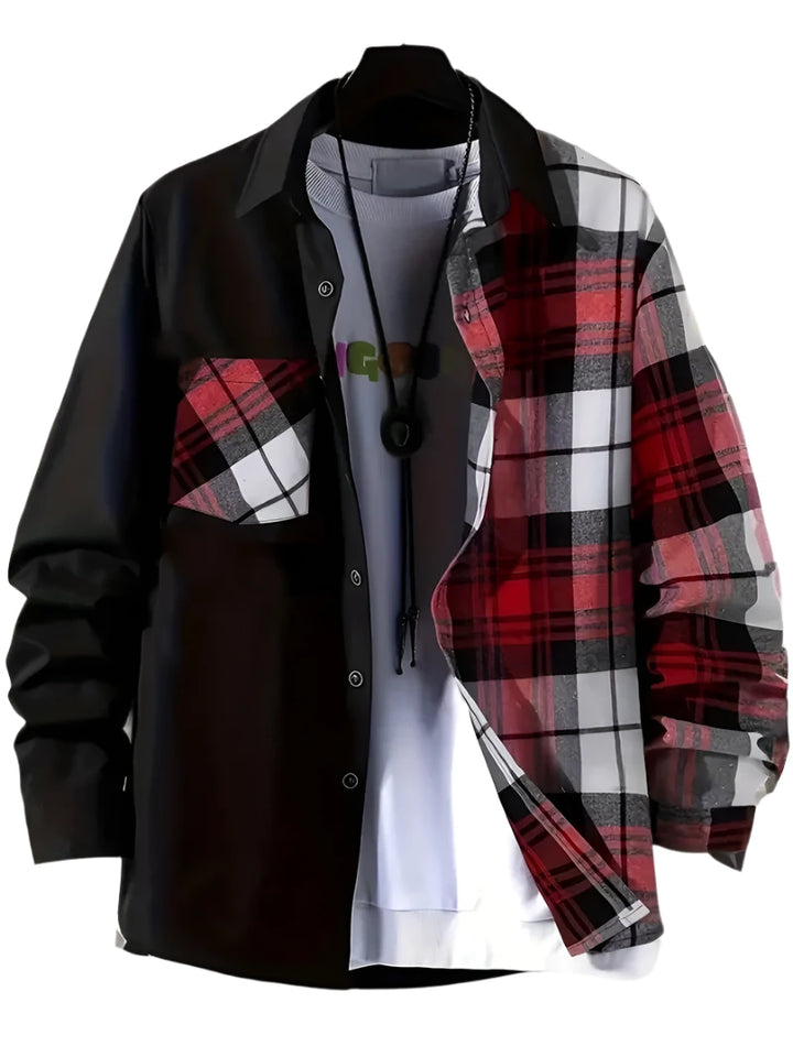 Korean 2-Color Casual Shirt Dark Tiger
