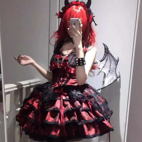Gothic Lolita Victorian Style Dress Dark Tiger