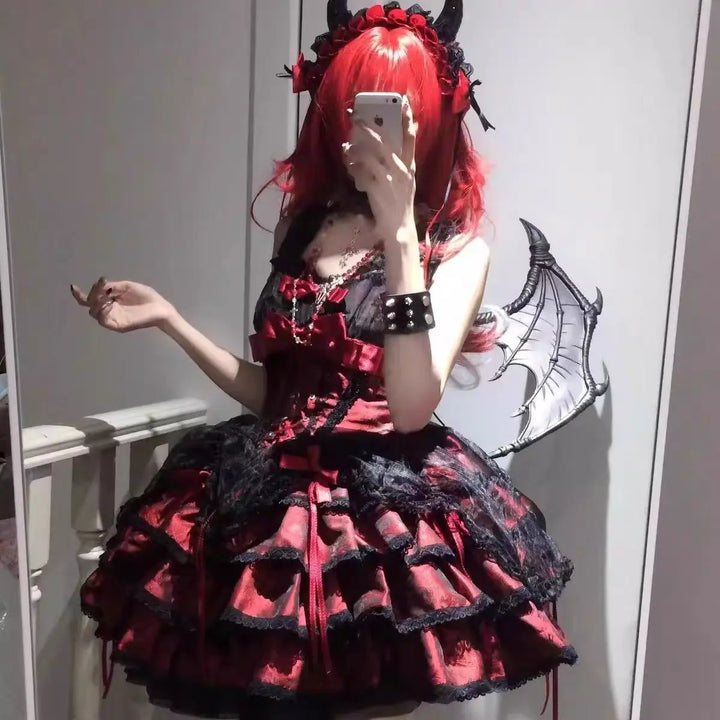 Gothic Lolita Victorian Style Dress Dark Tiger