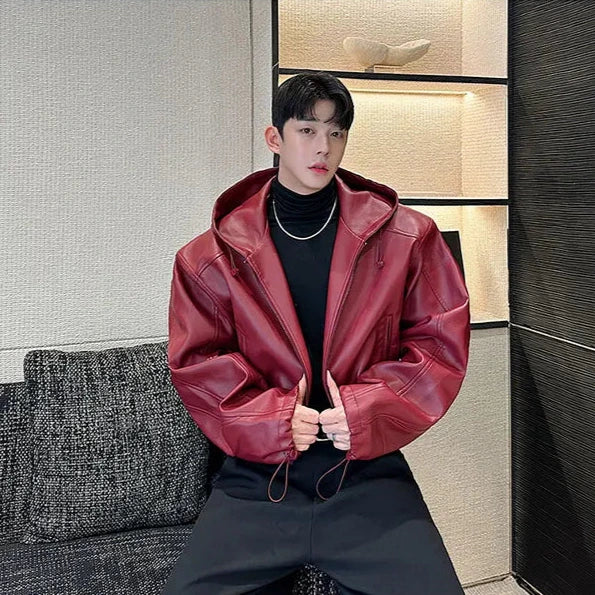 Korean Waterproof Leather Jacket Dark Tiger