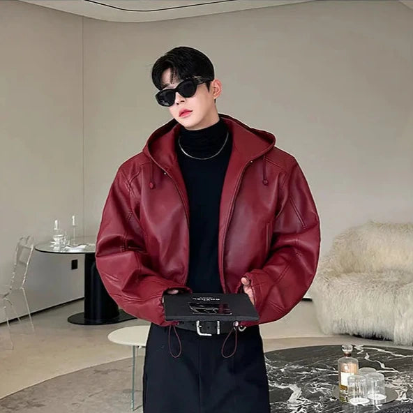 Korean Waterproof Leather Jacket Dark Tiger