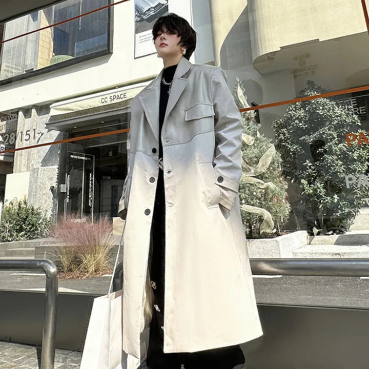 Korean Casual Trench Coat Dark Tiger