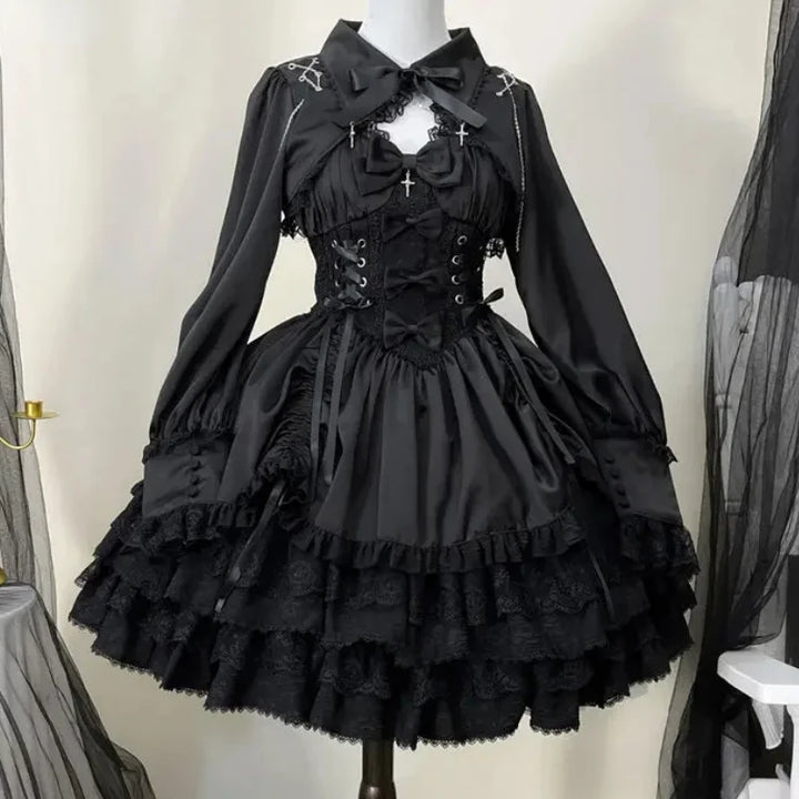 Harajuku Vintage Gothic Lolita Dress Dark Tiger