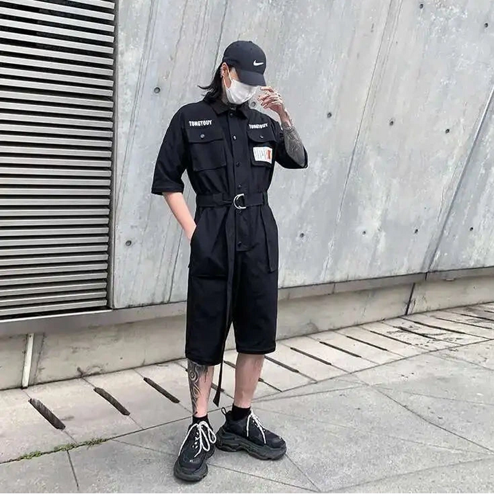 Uniform Style Detachable Jumpsuit Dark Tiger