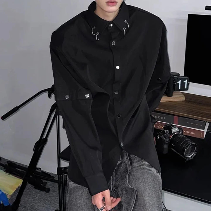 Y2K Loose Casual Jacket Dark Tiger