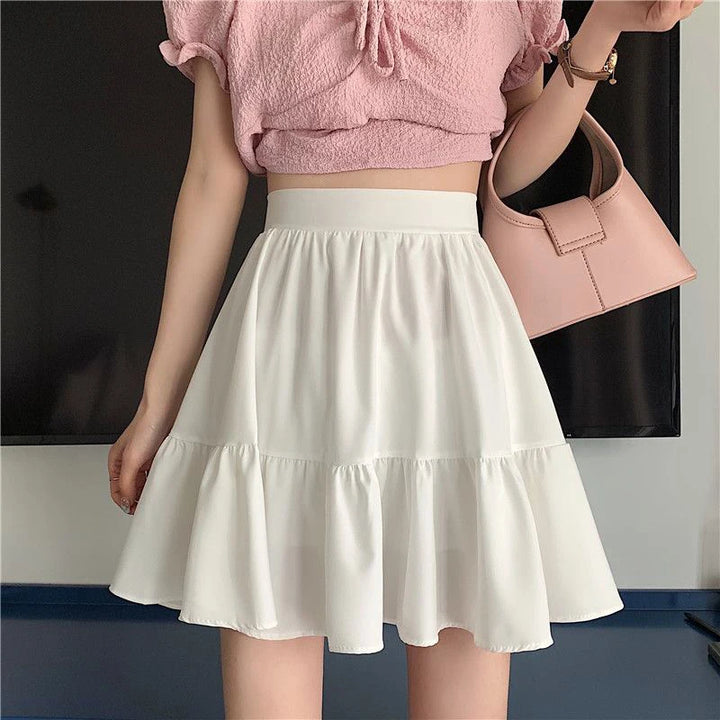 Korean Preppy Mini Skirt Dark Tiger