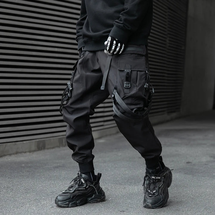 Techwear Tactical Cargo Pants Dark Tiger