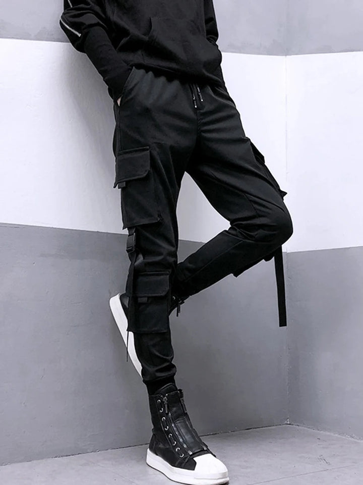 Slim Dark Hip Hop Joggers Dark Tiger