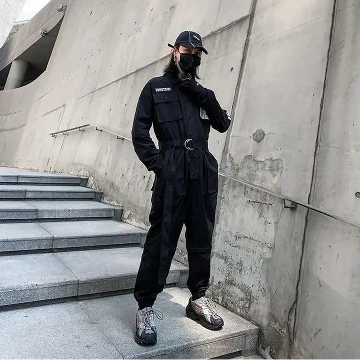 Uniform Style Detachable Jumpsuit Dark Tiger