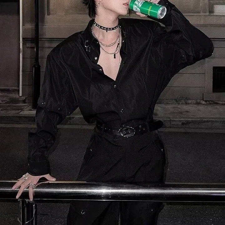 Y2K Old Money Style Shirt Dark Tiger