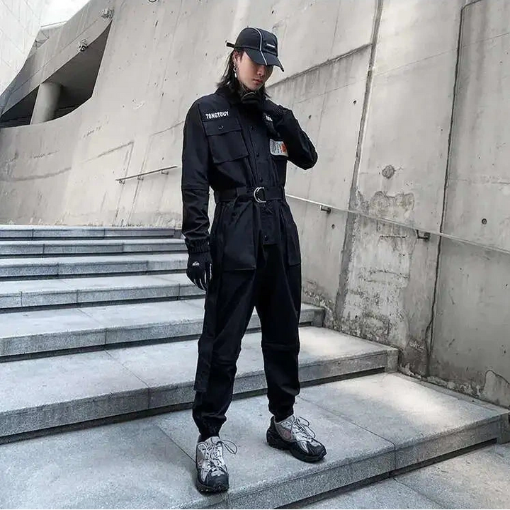 Uniform Style Detachable Jumpsuit Dark Tiger