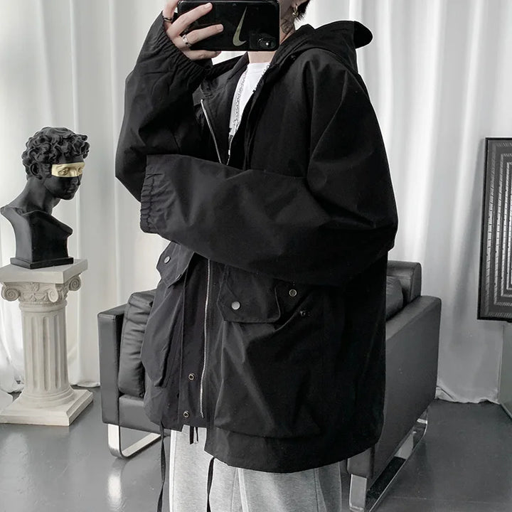 Japanese Style Techwear Jacket Dark Tiger