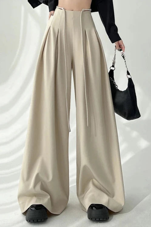 Korean Loose Wide Pants Dark Tiger