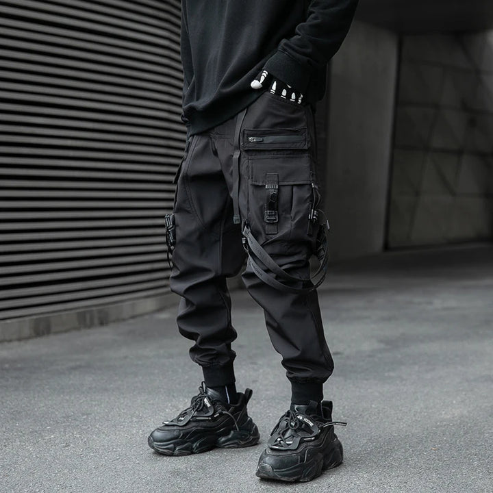 Techwear Tactical Cargo Pants Dark Tiger