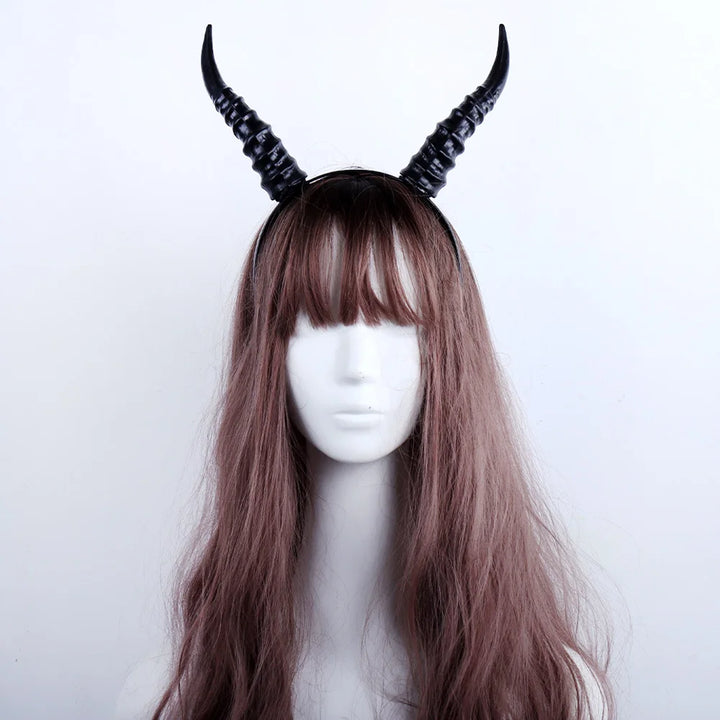Devil Horns Halloween Headwear Dark Tiger