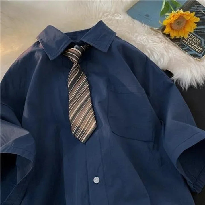 Urban Vintage Uniform Set - Shirt & Tie Dark Tiger