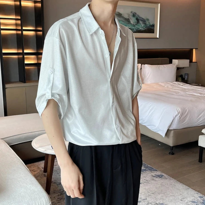 Korean 90s Style Shirt Dark Tiger