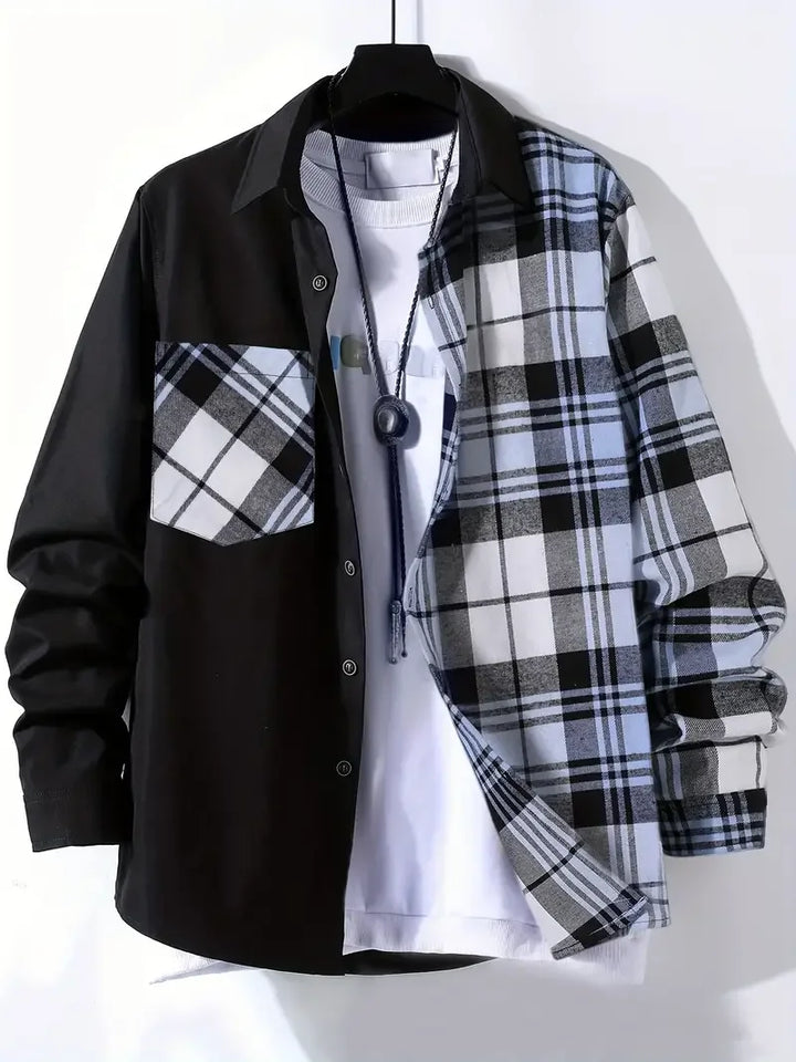 Korean 2-Color Casual Shirt Dark Tiger