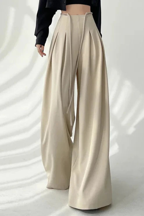 Korean Loose Wide Pants Dark Tiger