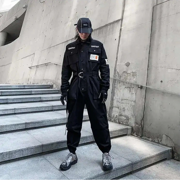 Uniform Style Detachable Jumpsuit Dark Tiger