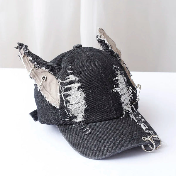Y2K Gothic Baseball Hat Dark Tiger