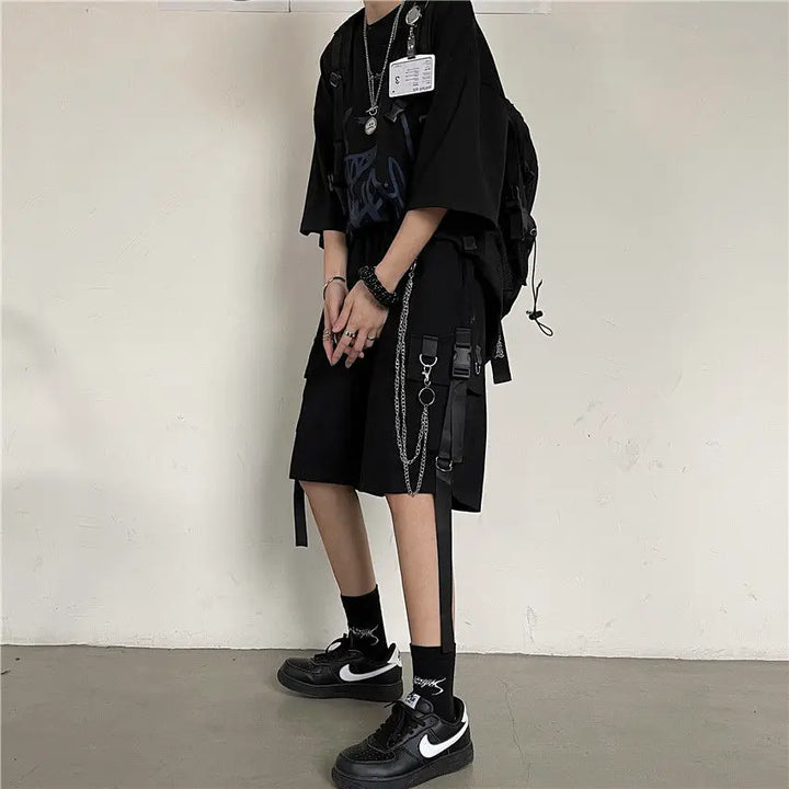 Dark Casual Bermuda Shorts Dark Tiger