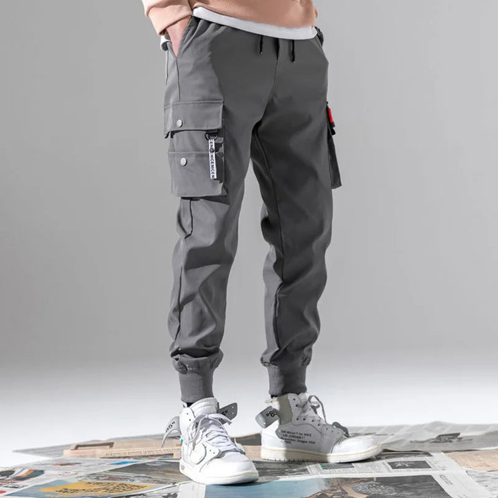 Techwear Casual Cargo Joggers Dark Tiger