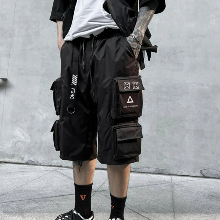 Dark Urban Cargo Shorts Dark Tiger