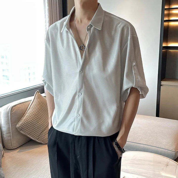 Korean 90s Style Shirt Dark Tiger