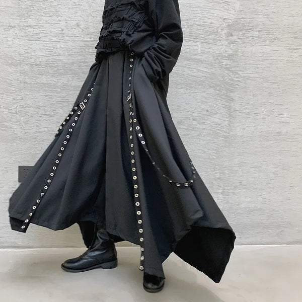 Gothic Japan Style Wide Pants Dark Tiger