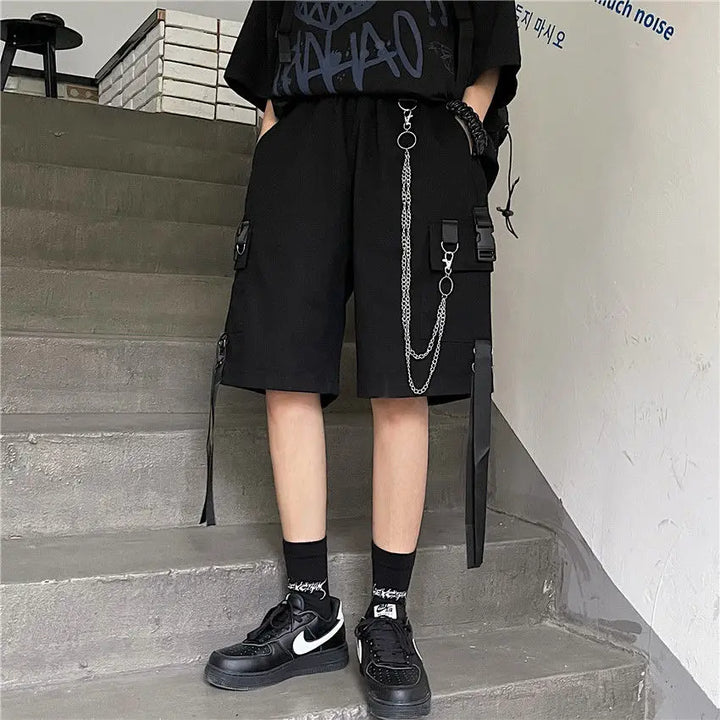 Dark Casual Bermuda Shorts Dark Tiger