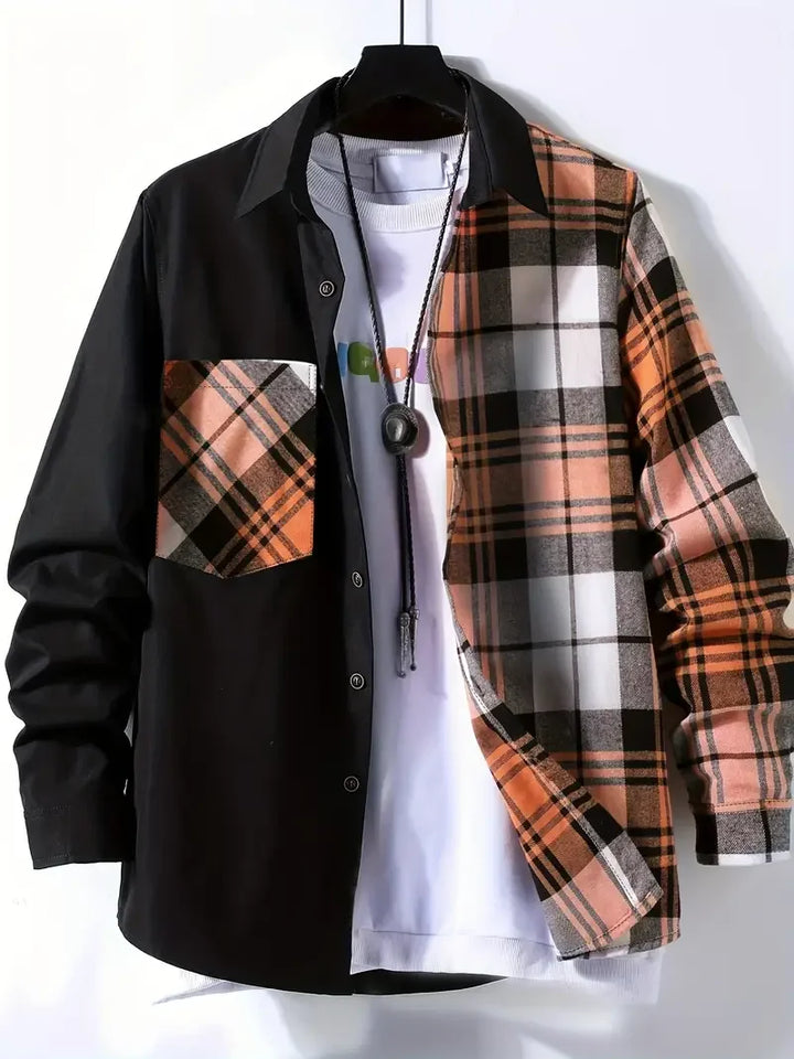 Korean 2-Color Casual Shirt Dark Tiger