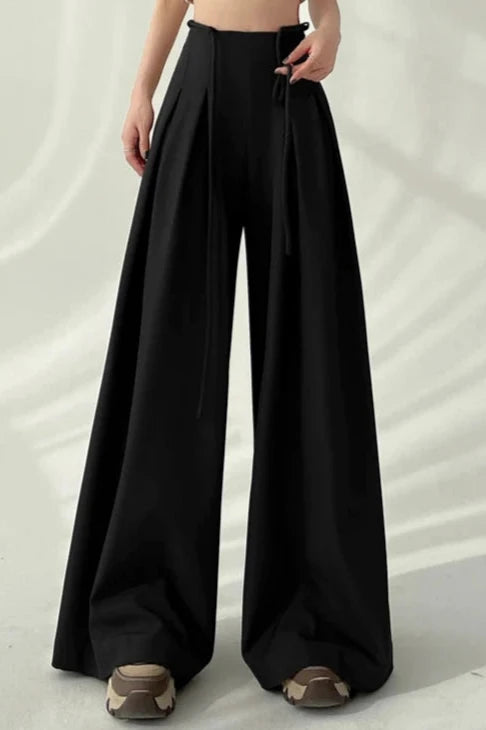 Korean Loose Wide Pants Dark Tiger