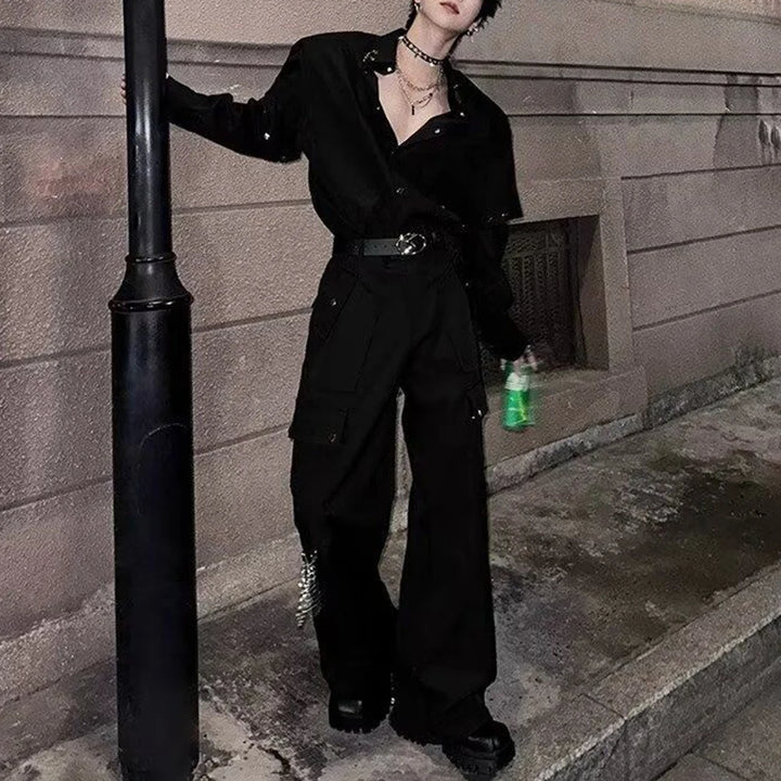 Y2K Old Money Style Shirt Dark Tiger