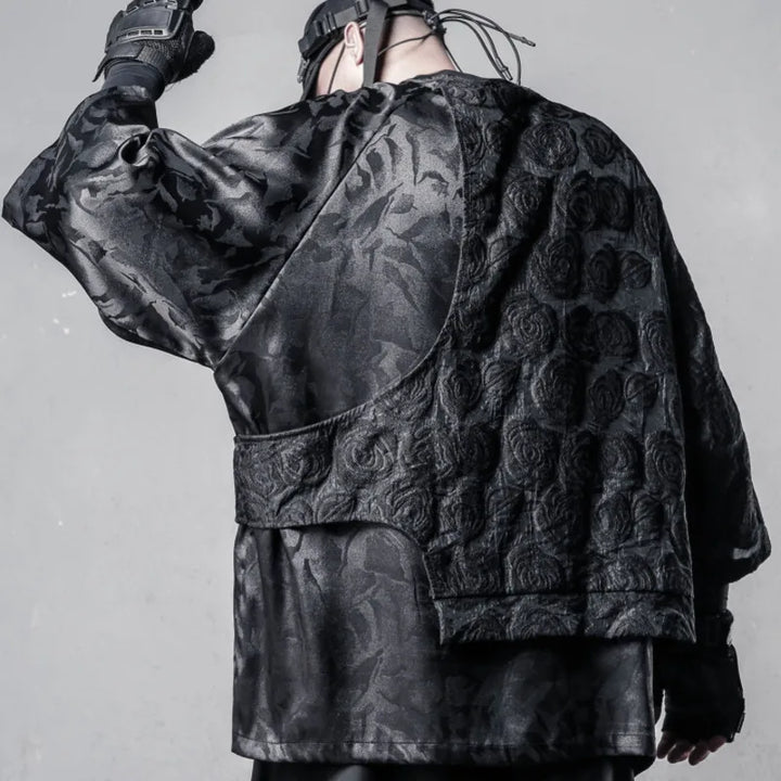 Dark Rose Loose Shirt Dark Tiger